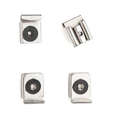 GRAPA LUNA REGULABLE C/MUELLE INOX.