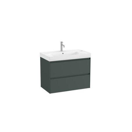 MUEBLE+LAVABO ONA UNIK 80 2C VERDE A851691513 ROCA