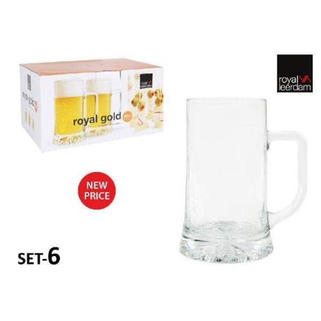 50 CLS JARRA CERVEZA PINTA ROYAL GOLD LEERDAM - CAJA 6 UNIDADES