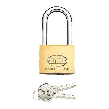 CANDADO LATON 3/25 ARCO LARGO