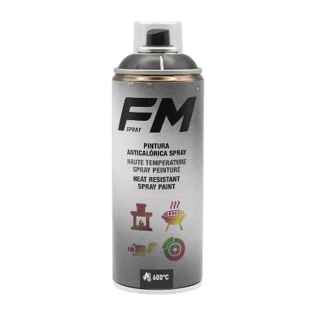 PINTURA SPRAY ANTICALORICA NEGRA 600º 400ML