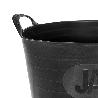CAPAZO 40L NEGRO PLASTICO ECO