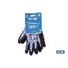 GUANTE ANTICORTE HPPE IMPREGNADO DE NITRILO SANDY COAT TALLA 9   CAJA 12 UNID.