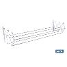 TENDEDERO EXTENSIBLE PARA PARED EN ALUMINIO LACADO 100 CM