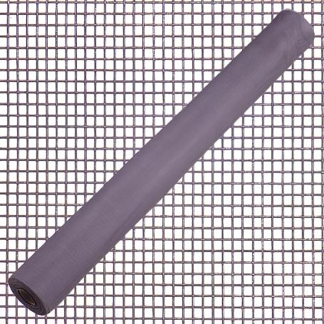 TELA MOSQUITERA FIBRA VIDRIO GRIS 18X16/100 CM. ROLLO 50 METROS.