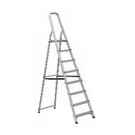 ESCALERA ALUMINIO 8 PELDAÑOS HOGAR EN131