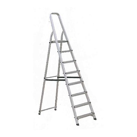 ESCALERA ALUMINIO 8 PELDAÑOS HOGAR EN131