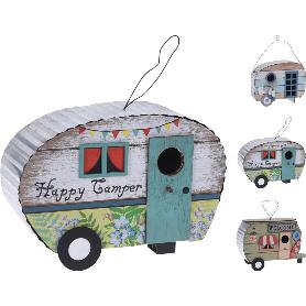 CASA PAJAROS CARAVANA 20 CM SURTIDA