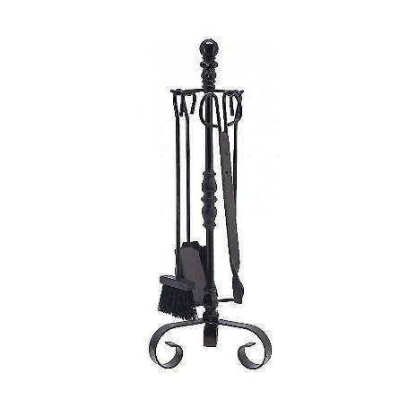 ATIZADORES CHIMENEA 4 PIEZAS FORJA