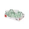 VASOS AGUA FLORA VERDE 25 CL