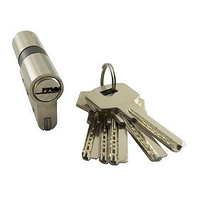 BOMBILLO PERFIL 60 MM 30X30 MM NIQUEL 5 LLAVE PUNTOS