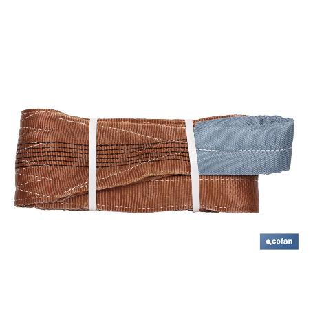 ESLINGA PLANA POLIESTER 6000KG X 10 MTS