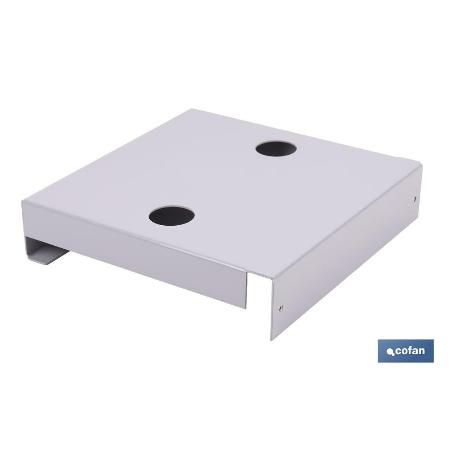 BANDEJA PARA GRIFERÍA 235 X 235 X 75 MM A BARRA DE CARGA