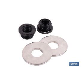 KIT DE ARANDELAS Y ADAPTADORES DE ROSCAS PARA BANDEJA DE GRIFERIA 21001157