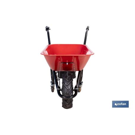 CARRETILLA DE OBRA A BATERÍA LI-ION 40 V 75 L 150 KG MAX