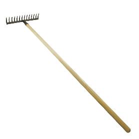 RASTRILLO AGRICOLA 16 DIENTES CON MANGO