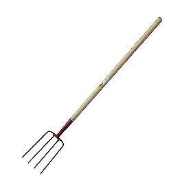 HORCA ACERO 4 PUAS MANGO MADERA