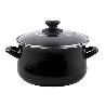 OLLA BLACK TAPA VIDRIO 20 CM