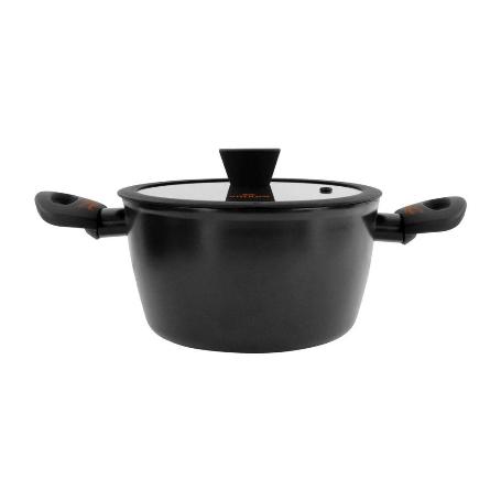 CACEROLA + TAPA ACERO FORJADO MASTER 24 CM
