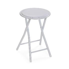 TABURETE PLEGABLE TOBY BLANCO