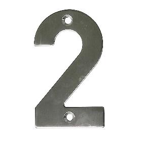 NUMERO 2 -M.4 INOXIDABLE 18/8 10CM.