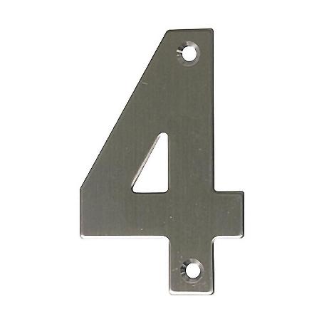 NUMERO 4 -M.4 INOX.18/8 10CM.