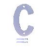 LETRA C-4 PULGADAS ACERO INOXIDABLE 18/8