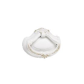 TIRADOR ANILLA 54MM. PATINA BLANCA 218BBB2