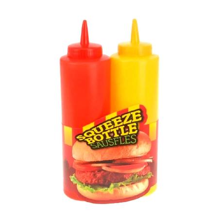 BIBERONES SALSA ROJO + AMARILLO