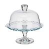 TARTERA VIDRIO PIE Y TAPA 26 CM 52111
