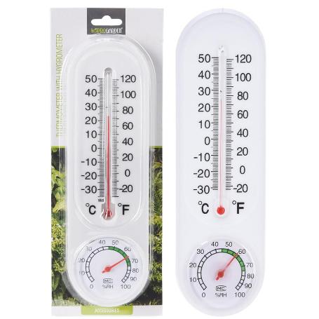 TERMOMETRO HIGROMETRO BLANCO