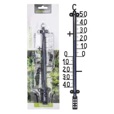 TERMOMETRO ABS 25CM NEGRO