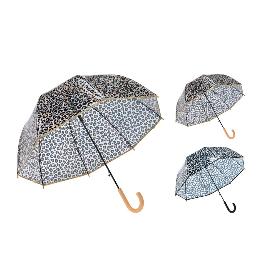 PARAGUAS ESTAMPADO 85 CM MANGO SURTIDO