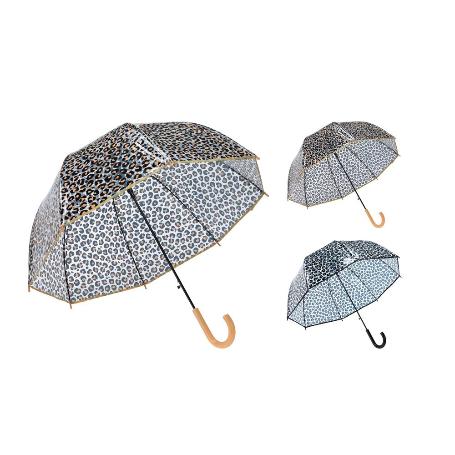 PARAGUAS ESTAMPADO 85 CM MANGO SURTIDO