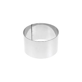 MOLDE COCINA REDONDO INOXIDABLE 8X4 CM