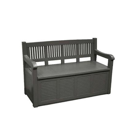 BANCO BAUL 130X60X85 CM GRIS