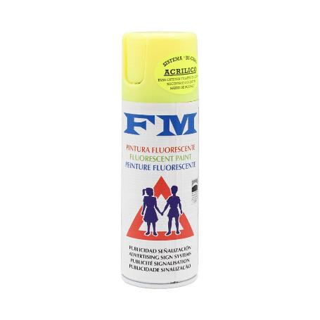 PINTURA SPRAY FLUORESCENTE AMARILLA 200ML