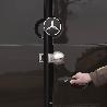 CERRADURA FURGON UFO 8086 + ACERO INOX 2 UNI.