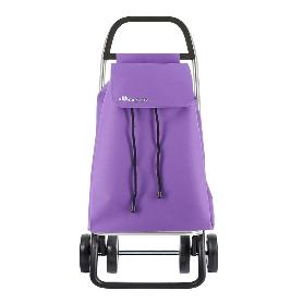 CARRO COMPRA SAQUET LN 4 RUEDAS MALVA