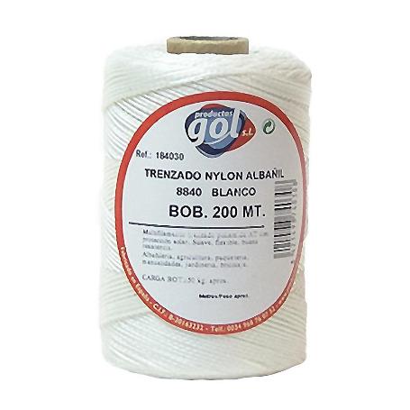 CUERDA LINEA BLANCA FINA 8840 TRENZADA NYLON 100MT