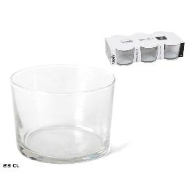 VASOS SIDRA MINI 23 CL 6 PIEZAS