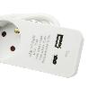 BASE MULTIPLE 3T CON USB+A+C 3680W BLANCO