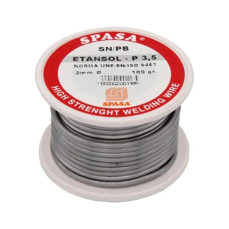 ESTAÑO PLOMO 3,5% 100GR. 2MM. ETANSOL