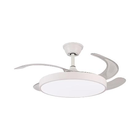 VENTILADOR TECHO PLEGABLE VIENTO BLANCO