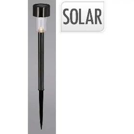 LUZ SOLAR PINCHO NEGRA 36 X 5 CM