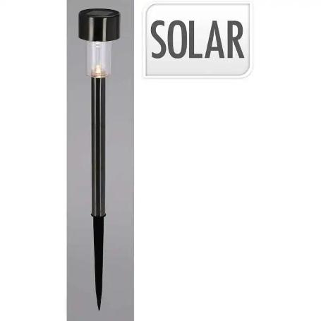 LUZ SOLAR PINCHO NEGRA 36 X 5 CM