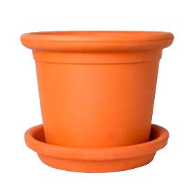 MACETA RECTA BARRO 36X45 CM