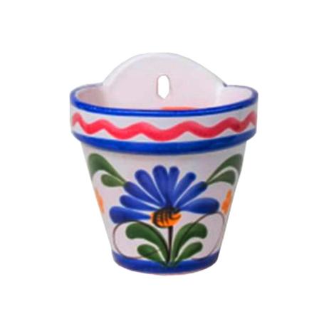 MACETA CERAMICA FLOR COLGAR 13X13 CM