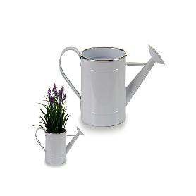 MACETERO REGADERA BLANCA 35,5X15,7X18 CM