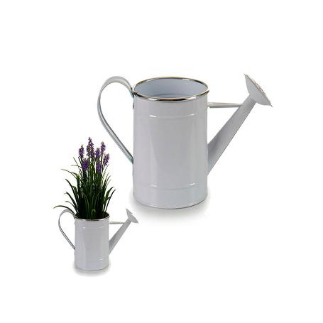 MACETERO REGADERA BLANCA 35,5X15,7X18 CM